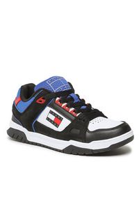 Tommy Jeans Sneakersy Skate Sneaker EM0EM01134 Czarny. Kolor: czarny. Materiał: skóra. Sport: skateboard