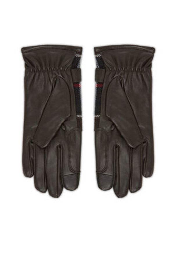 Barbour Rękawiczki Damskie Aubrey Waterproof LGL0133TN11 Zielony. Kolor: zielony. Materiał: skóra