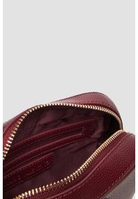 Valentino by Mario Valentino - VALENTINO Bordowa torebka Divina Camera Bag. Kolor: czerwony. Styl: elegancki, casual, klasyczny #5