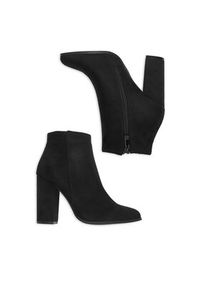 DeeZee Botki BM-9075 Czarny. Kolor: czarny. Materiał: materiał #3