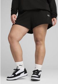 Puma - Damskie szorty z małym logo No. 1 ESS 4'' PUMA Black. Kolor: czarny