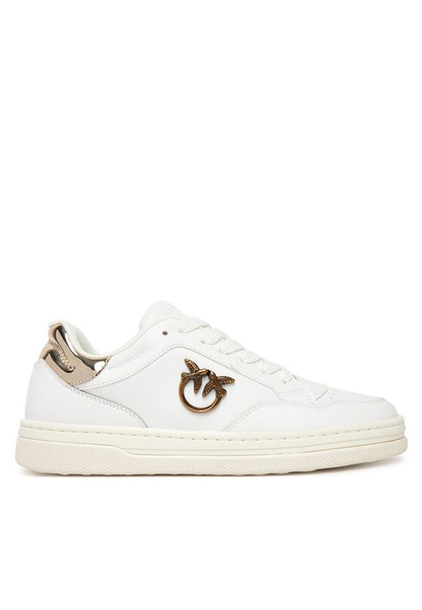 Pinko - PINKO Sneakersy Mandy 11 SS0077P108 Biały. Kolor: biały. Materiał: skóra