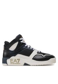 EA7 Emporio Armani Sneakersy X8Z039 XK331 S493 Czarny. Kolor: czarny. Materiał: skóra