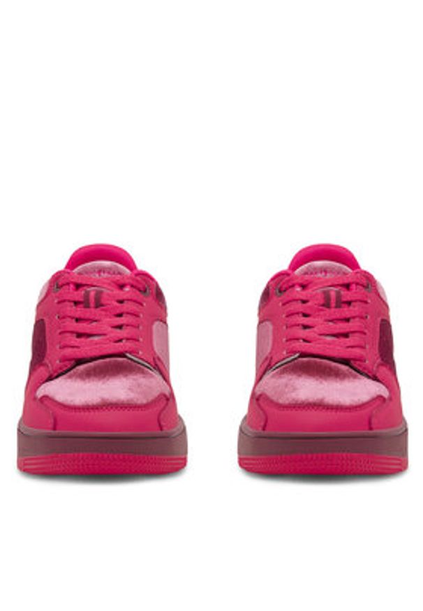 Champion Sneakersy Rebound 2.0 Low Velvet S11725-PS017 Różowy. Kolor: różowy. Materiał: materiał