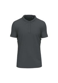 Stedman - Męska, Rozciągliwa Koszulka Polo. Typ kołnierza: polo. Kolor: szary #1