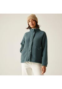 Regatta - Polar damski rozsuwany Emilica Borg. Kolor: zielony. Materiał: polar. Sport: turystyka piesza #1