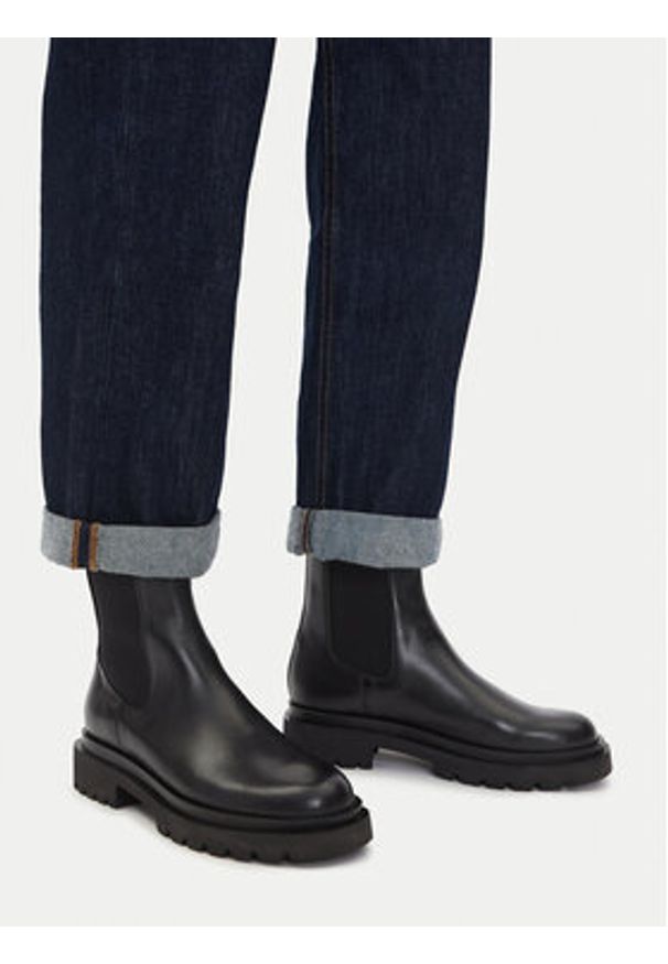 Gino Rossi Sztyblety SUSAN-26034PE Czarny. Kolor: czarny. Materiał: skóra