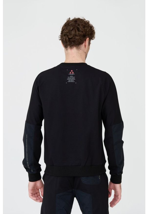 Aeronautica Militare - AERONAUTICA MILITARE Czarna bluza. Kolor: czarny