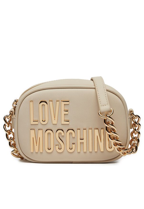 Love Moschino - Torebka LOVE MOSCHINO. Kolor: beżowy