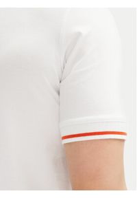 Karl Lagerfeld - KARL LAGERFELD T-Shirt 755020 552221 Biały Regular Fit. Typ kołnierza: dekolt w karo. Kolor: biały. Materiał: bawełna #3