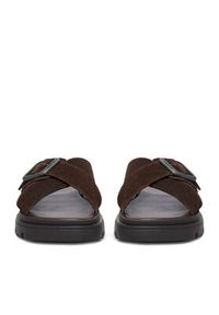 G-Star RAW - G-Star Raw Klapki CEO-WI16-MARS-02 Brązowy ciemny. Kolor: brązowy. Materiał: skóra, zamsz #3