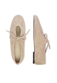 Gino Rossi - GINO ROSSI Półbuty EO-26SS10 Beżowy. Kolor: beżowy. Materiał: zamsz, skóra #2