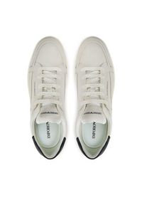 Emporio Armani Sneakersy X4X568 Biały. Kolor: biały. Materiał: skóra #8