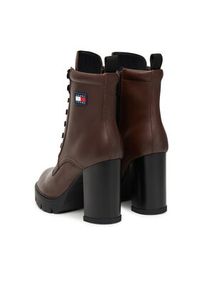 Tommy Jeans Botki Tjw Lace Up EN0EN02832 Brązowy. Kolor: brązowy. Materiał: skóra #4