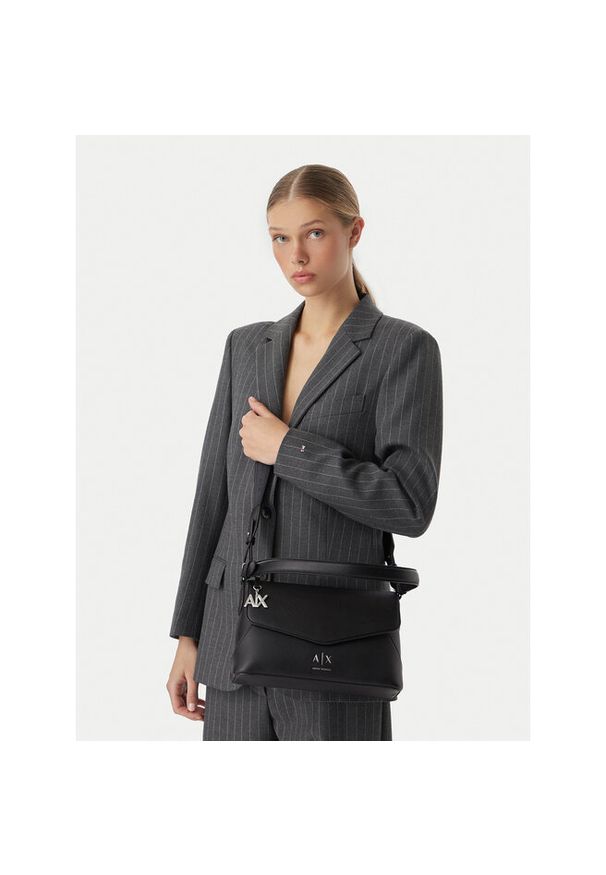 Torebka Armani Exchange. Kolor: czarny