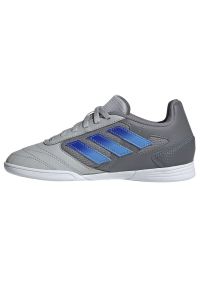 Adidas - Buty adidas Super Sala 2 In Jr IE7560 szare. Kolor: szary. Materiał: materiał. Szerokość cholewki: normalna #3