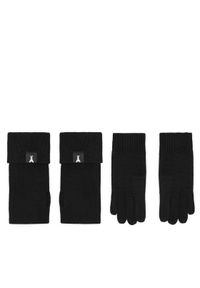 Patrizia Pepe Rękawiczki Damskie 2F0108/K9O3A-K103 Czarny. Kolor: czarny. Materiał: wełna #1