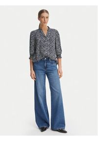 only - ONLY Koszula Raya 15332997 Granatowy Regular Fit. Kolor: niebieski. Materiał: wiskoza #4