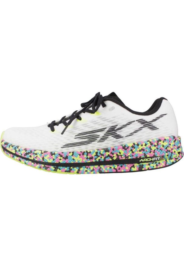 skechers - Buty SKECHERS GO RUN RAZOR 5 Biały. Kolor: biały. Materiał: tkanina. Sport: bieganie