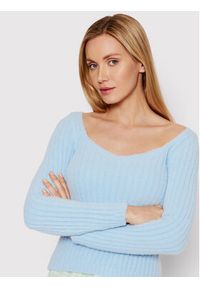 DeeZee Sweter Delaware AL002 Niebieski Regular Fit. Kolor: niebieski. Materiał: syntetyk #3