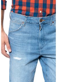 Wrangler - MĘSKIE SZORTY JEANSOWE WRANGLER 5 PKT SHORT RAVE CAVE W14CQ380S. Materiał: jeans #10