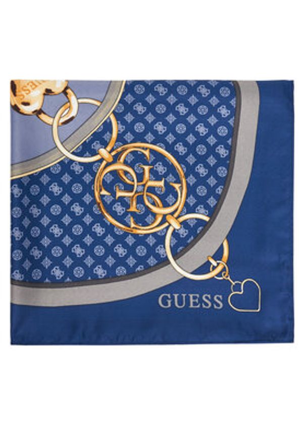 Guess Chusta AW5348 POL03 Niebieski. Kolor: niebieski. Materiał: poliester, materiał