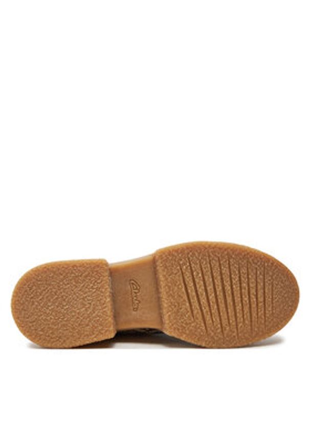 Clarks Półbuty Linoso Monk 26178680 Szary. Kolor: szary. Materiał: skóra