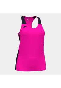 Tank top do biegania damski Joma Record II. Kolor: czarny, wielokolorowy, różowy