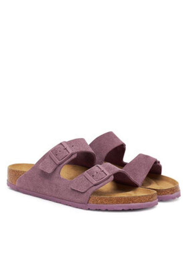Birkenstock Klapki Arizona 1030641 Różowy. Kolor: różowy. Materiał: zamsz, skóra