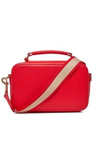 TOMMY HILFIGER - Tommy Hilfiger Torebka Iconic Tommy Camera Bag Mono AW0AW16083 Czerwony. Kolor: czerwony. Materiał: skórzane