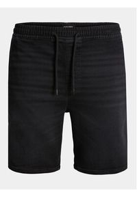 Jack & Jones Szorty jeansowe Chris 12249165 Czarny Relaxed Fit. Kolor: czarny. Materiał: bawełna #6