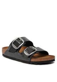 Birkenstock Klapki Arizona 1027413 Czarny. Kolor: czarny. Materiał: skóra #5