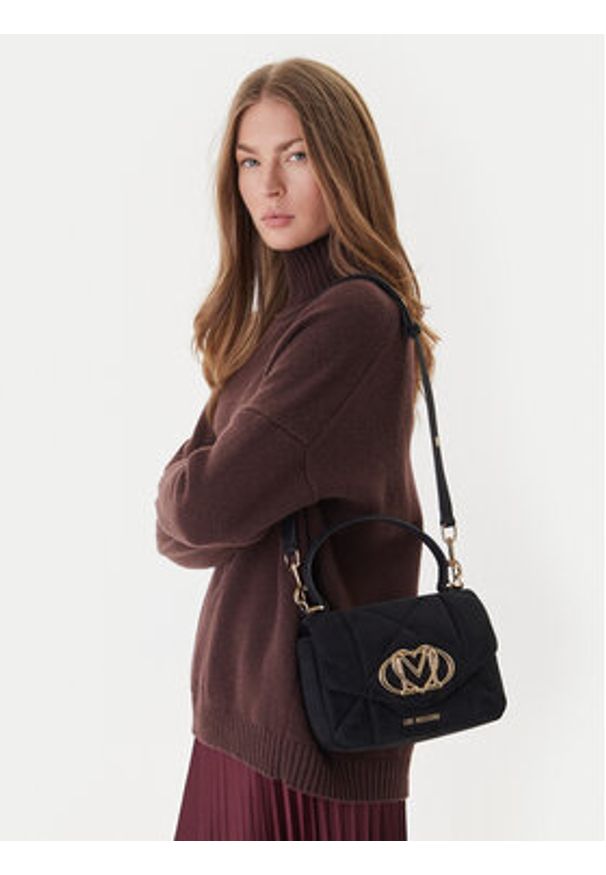 Love Moschino - LOVE MOSCHINO Torebka JC4317PP0NKE0000 Czarny. Kolor: czarny