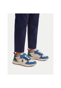 Sneakersy U.S. Polo Assn.. Kolor: kremowy #1