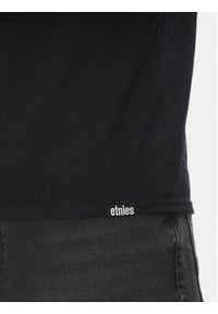 Etnies T-Shirt Camp Vibes 4130003782 Czarny Regular Fit. Kolor: czarny. Materiał: bawełna