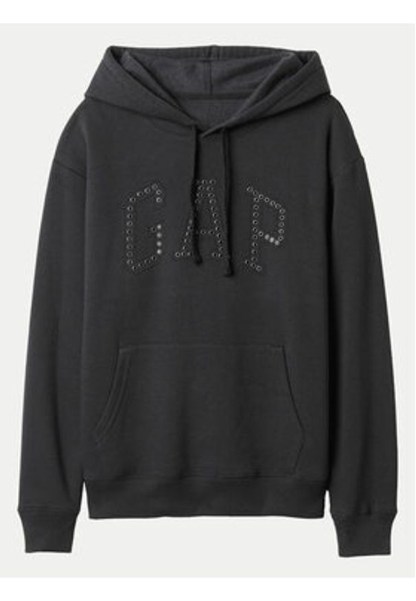 GAP - Gap Bluza 463506-56 Czarny Regular Fit. Kolor: czarny. Materiał: bawełna