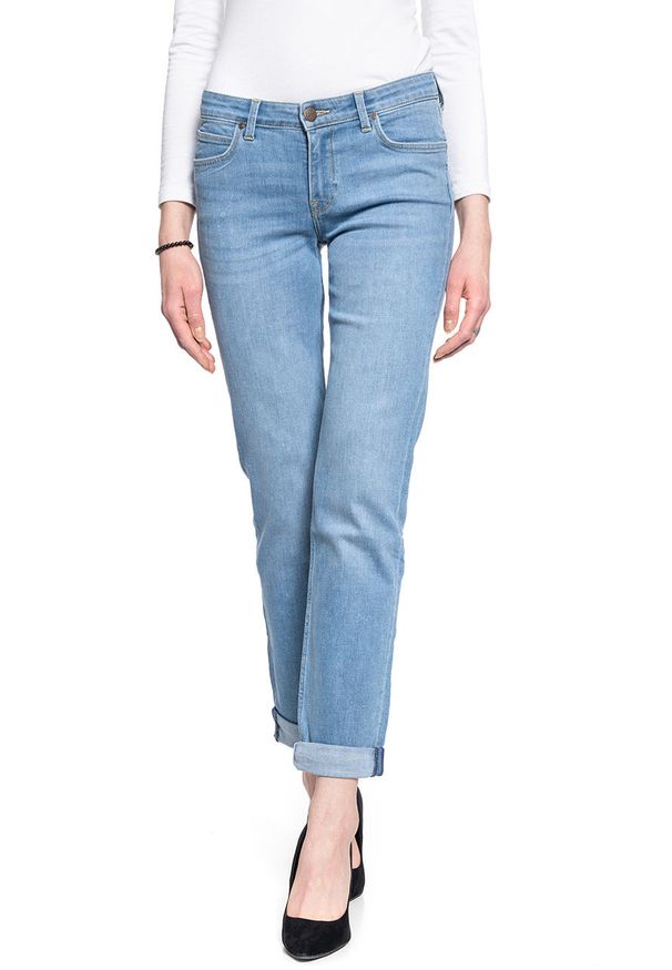Lee - LEE MARION STRAIGHT DAMSKIE SPODNIE JEANSOWE LIGHT LOU L301QDXJ 112105884