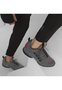 Puma - Buty do biegania męskie PUMA Axelion Refresh. Zapięcie: sznurówki. Kolor: czarny, szary, wielokolorowy. Szerokość cholewki: normalna. Sport: bieganie