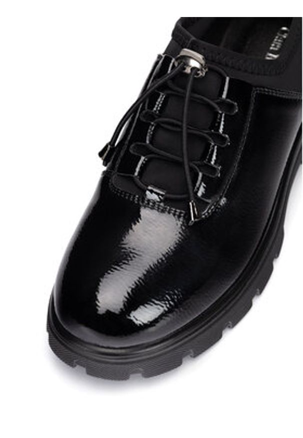 Clara Barson Półbuty WFA2805-1 Czarny. Kolor: czarny. Materiał: skóra