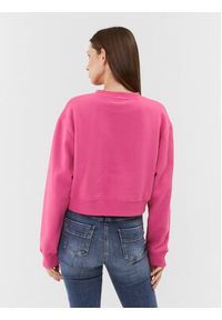 Guess Bluza W3BQ13 KB681 Różowy Regular Fit. Kolor: różowy. Materiał: bawełna, syntetyk #3