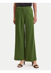 Patrizia Pepe Spodnie materiałowe 8P0657 A459 Zielony Regular Fit. Kolor: zielony. Materiał: syntetyk