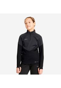KIPSTA - Bluza do piłki nożnej dla dziewczynek Kipsta Viralto. Kolor: wielokolorowy, czarny, szary. Materiał: materiał, poliester, elastan. Sport: piłka nożna