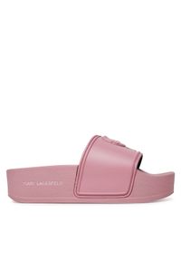 Karl Lagerfeld - KARL LAGERFELD Klapki Kondo Maxi KL80819M Różowy. Kolor: różowy