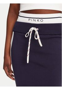 Pinko - PINKO Spódnica ołówkowa Marmolada Gonna 104740 A2FQ Granatowy Slim Fit. Kolor: niebieski. Materiał: wiskoza #5