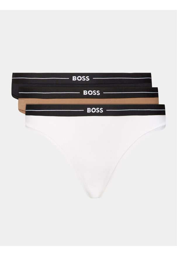 BOSS - Boss Komplet 3 par fig klasycznych 50510016 Kolorowy. Materiał: bawełna. Wzór: kolorowy