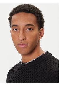 Hugo - HUGO Sweter Syer 50546995 Czarny Regular Fit. Kolor: czarny. Materiał: bawełna #4