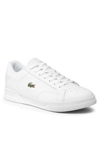 Lacoste Sneakersy Twin Serve 0721 2 Sma 7-41SMA001821G Biały. Kolor: biały. Materiał: skóra #5