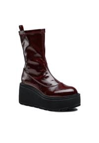 Jenny Fairy Botki LS5796-02A Bordowy. Kolor: czerwony. Materiał: skóra #1