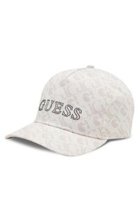 Guess Czapka z daszkiem J4YZ00 WO08O Écru Regular Fit. Materiał: materiał