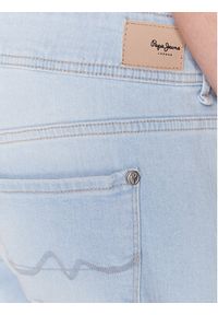 Pepe Jeans Szorty jeansowe Siouxie PL801002PE0 Błękitny Regular Fit. Kolor: niebieski